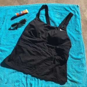 Nike swimsuit black top.